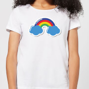 Rainbow Womens T-Shirt - White - XL - White Rainbow Womens T-Shirt - White - XL - White