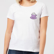 Image of Disney Aristocats Marie Teacup Women's T-Shirt - White - XXL - White