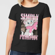 Image of Disney Aristocats Simply Purrfect Women's T-Shirt - Black - S - Black