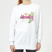 Image of Disney Bambi Kiss Women's Sweatshirt - White - XL - White