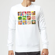 Image of Disney Toy Story Face Collage Sweatshirt - White - S - White