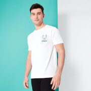 Looney Tunes Herren Looney Tunes Kaboom Collection Buggs Bunny Besticktes Herren T-Shirt | Weiß | XS | Weiß