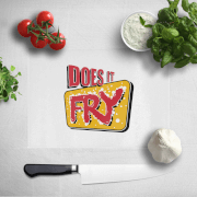Does It Fry Logo Chopping Board