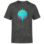 Image of Magic The Gathering 80's Logo Men's T-Shirt - Acid Wash - L - Black