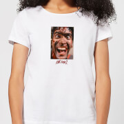 Image of Evil Dead 2 Ash Close-Up Women's T-Shirt - White - 3XL - White