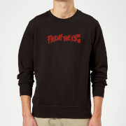 Image of Friday the 13th Logo Sweatshirt - Black - S - Black