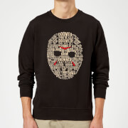 Image of Friday the 13th Mask Sweatshirt - Black - 5XL - Black