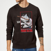 Image of Friday the 13th Axe Attack Retro Poster Sweatshirt - Black - 5XL - Black