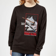 Image of Friday the 13th Axe Attack Retro Poster Women's Sweatshirt - Black - 5XL - Black