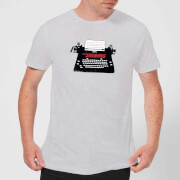Image of The Shining Typewriter Men's T-Shirt - Grey - S - Grey