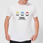 Image of 2001: A Space Odyssey Space Helmets Men's T-Shirt - White - S - White