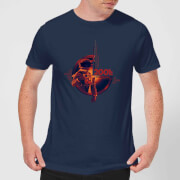 Image of 2001: A Space Odyssey Retro Space Suit Men's T-Shirt - Navy - S - Navy