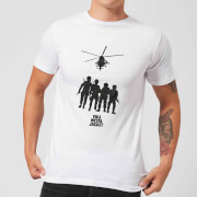 Image of Full Metal Jacket Soliders And Helicopter Men's T-Shirt - White - S - White