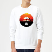 Image of Full Metal Jacket Sunset Circle Sweatshirt - White - S - White