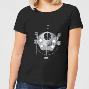 Image of 2001: A Space Odyssey EVA Pod Women's T-Shirt - Black - S - Black