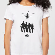 Image of Full Metal Jacket Soliders And Helicopter Women's T-Shirt - White - S - White