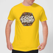 Image of Crystal Maze I've Got A Good Feeling About This- Aztec Men's T-Shirt - Yellow - S - Yellow