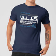 Image of Crystal Maze A.L.I.S. Men's T-Shirt - Navy - S - Navy