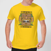 Image of Crystal Maze Aztec Idol Men's T-Shirt - Yellow - S - Yellow