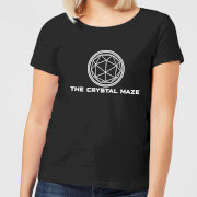 Image of Crystal Maze Logo Women's T-Shirt - Black - S - Black