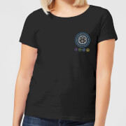 Image of Crystal Maze Crystal Pocket Women's T-Shirt - Black - S - Black
