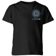 Image of Crystal Maze Crystal Pocket Kids' T-Shirt - Black - 3-4 Years - Black