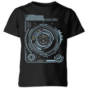 Image of Crystal Maze Futuristic Crystal Kids' T-Shirt - Black - 3-4 Years - Black