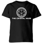 Image of Crystal Maze Logo Kids' T-Shirt - Black - 3-4 Years - Black