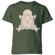 Image of Crystal Maze Fast And Safe Crest Kids' T-Shirt - Forest Green - 3-4 Years - Forest Green