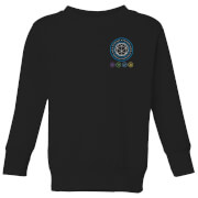 Image of Crystal Maze Crystal Pocket Kids' Sweatshirt - Black - 3-4 Years - Black