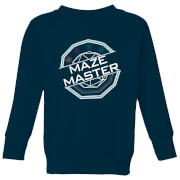 Image of Crystal Maze Maze Master Kids' Sweatshirt - Navy - 9-10 Years - Navy