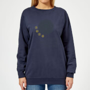 Image of Crystal Maze I've Got A Good Feeling About This- Industrial Women's Sweatshirt - Navy - XS - Navy