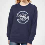 Image of Crystal Maze Maze Master Women's Sweatshirt - Navy - XS - Navy