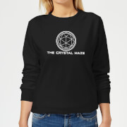 Image of Crystal Maze Crystal Maze Logo Women's Sweatshirt - Black - XS - Black