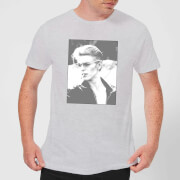 David Bowie Wild Profile Framed Men's T-Shirt - Grey - XS - Gris