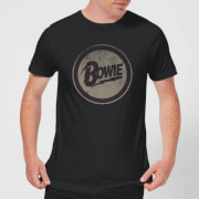 David Bowie Circle Logo Men's T-Shirt - Black - XS - Noir