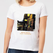 Image of David Bowie Ziggy Stardust Women's T-Shirt - White - S - White