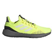 adidas Pulseboost HD PRCT Running Shoes - Grey/Black/Yellow - US 7.5/UK 7