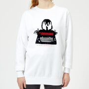 Image of The Shining Silhouette Women's Sweatshirt - White - XS - White