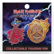 Iron Maiden Legacy of the Beast Lapel Pin - The Wicker Eddie and The Clairvoyant