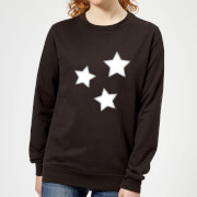 Image of Stars Women's Sweatshirt - Black - 5XL - Black