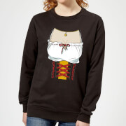 Image of Oktoberfest Ladies Chest Women's Sweatshirt - Black - 5XL - Black