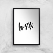 PlanetA444 Hustle Art Print - A2 - Black Frame