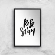 PlanetA444 Rise and Slay Art Print - A2 - Black Frame