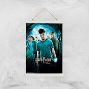 Harry Potter and the Order Of The Phoenix Giclee Art Print - A3 - White Hanger