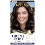 Clairol Nice' n Easy Crème Natural Looking Oil Infused Permanent Hair Dye 177ml (Various Shades) - 4 Dark Brown