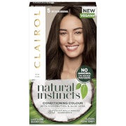 Clairol Natural Instincts Semi-Permanent No Ammonia Vegan Hair Dye 177ml (Various Shades) - 5 Medium Brown