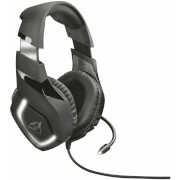 Trust Gaming GXT 380 Doxx Illuminated Headset for PC and Laptop, Inline Remote, Flexible Microphone - Black