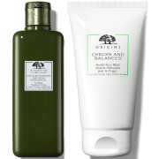 Origins Cheeks and Balances Face Wash and Treatment Lotion Bundle
