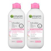 Garnier Micellar Milk Cleansing Water 400ml Duo Pack